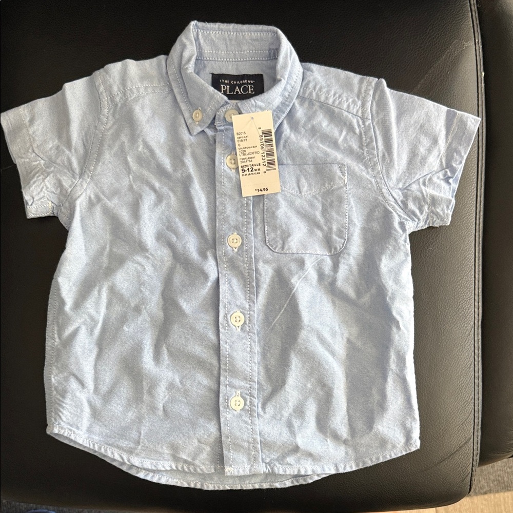 The Children's Place Sky Blue Button-Down Shirt